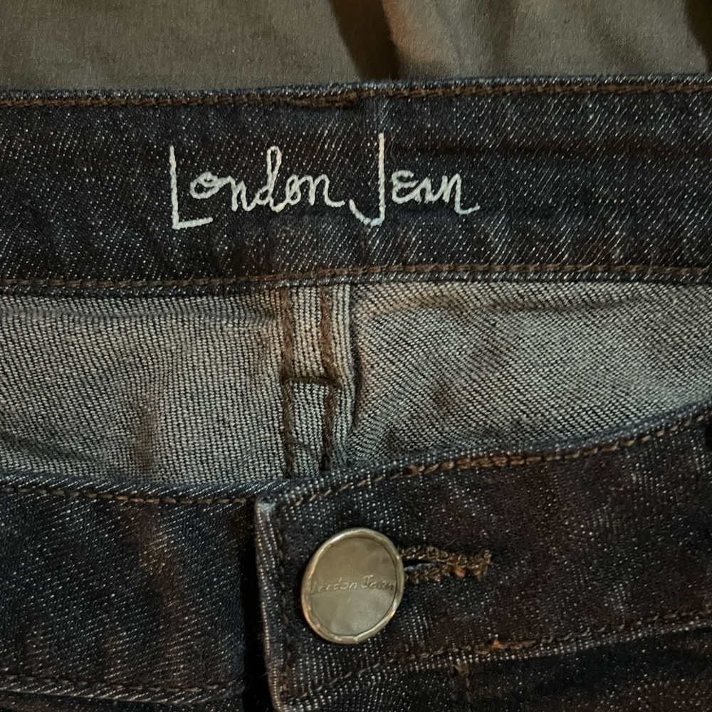 LONDON Flare Jean Dark Wash size 14 - Picture 6 of 7